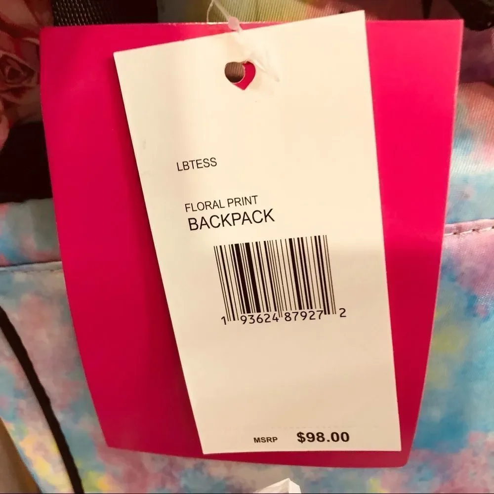 Betsey Johnson LuvBetsey Floral Print Backpack Set